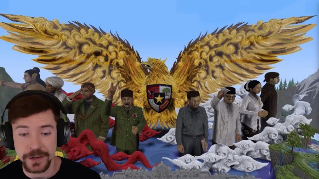 MrBeast Terkesima Lihat “Indonesia Mini”: Gamer RI Juara Kontes Minecraft, Hadiahnya Patung di Jakarta