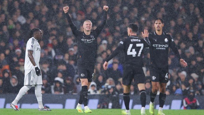 Man City Sukses Bertahan di Tengah Drama 9 Gol: Tekuk Fulham 5-4 di Craven Cottage