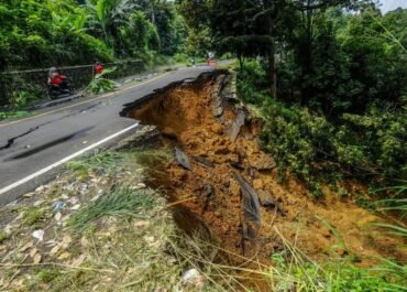Bahaya! Jalur Mudik Trans Sulawesi di Polman Amblas, Ancaman Longsor Intai Pengendara Jelang Lebaran 2026