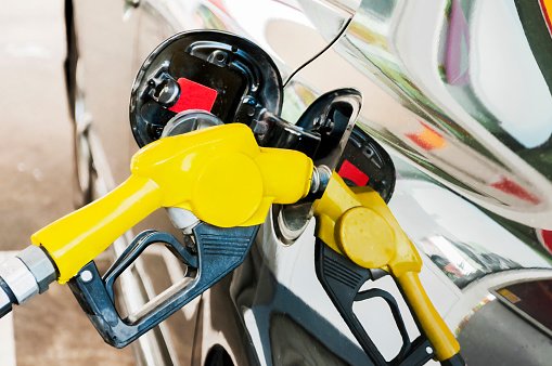 Self service FUEL Pump in oil station