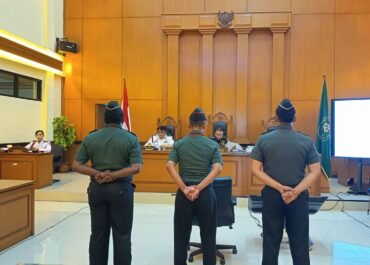 Tiga Prajururit TNI Serang Dakwaan Kasus Pembunuhan Kacab Bank, Ajukan Eksepsi di Sidang Militer