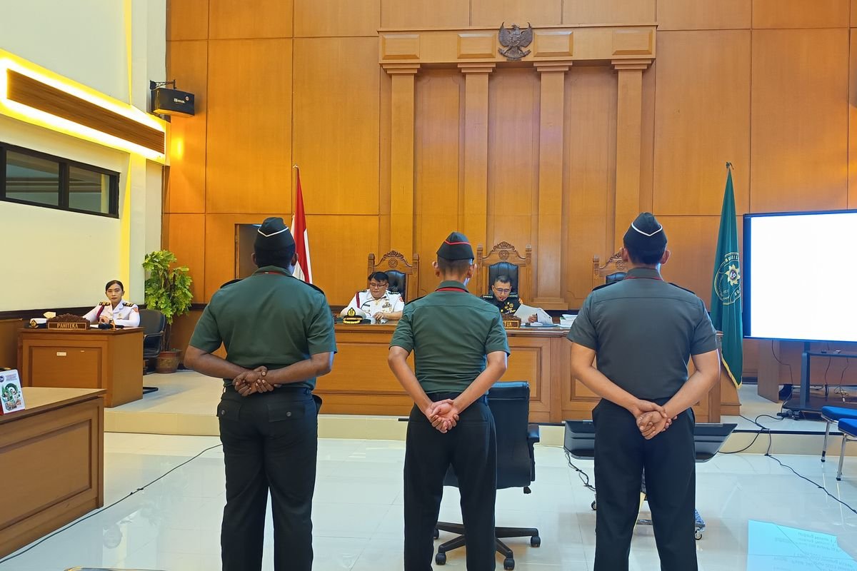 Tiga Prajururit TNI Serang Dakwaan Kasus Pembunuhan Kacab Bank, Ajukan Eksepsi di Sidang Militer