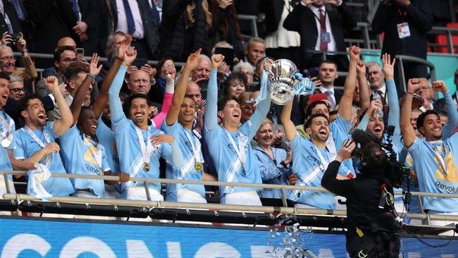 Gol Semenyo Antar Manchester City Angkat Trofi FA Cup Usai Bungkam Chelsea