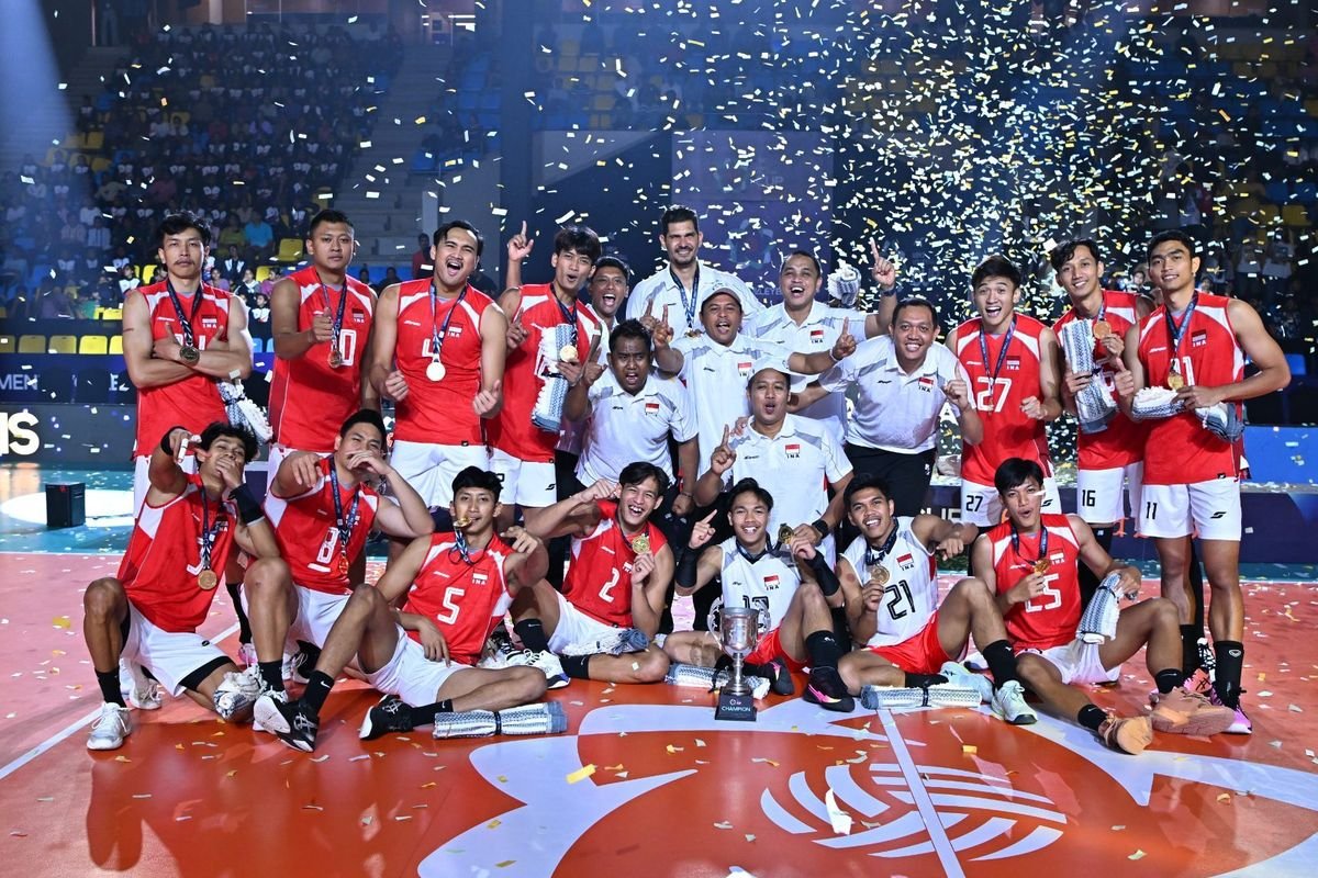 Cetak Sejarah Emas! Rekap Perjalanan Timnas Voli Indonesia Hingga Jadi Juara AVC Cup 2026